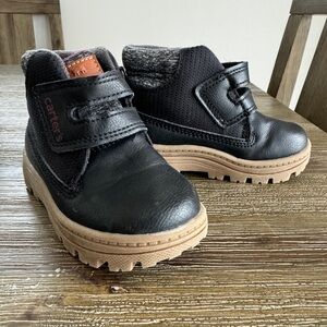 Carters toddler boys boots, size 6